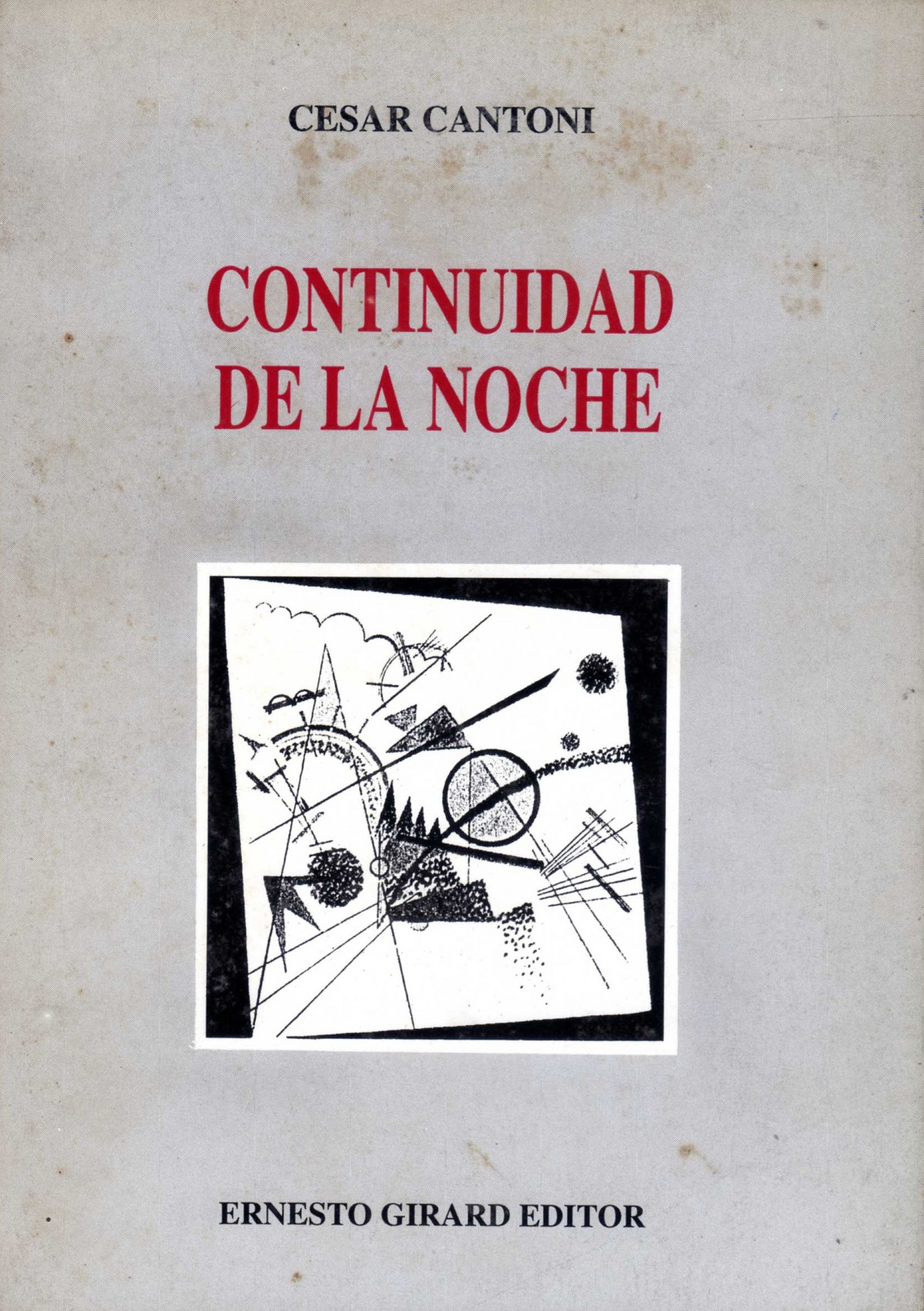 Libro Cantoni 5   Continuidad de la noche