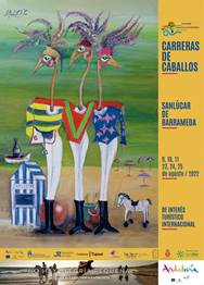 Sanlúcar, cartel de carrera de caballos