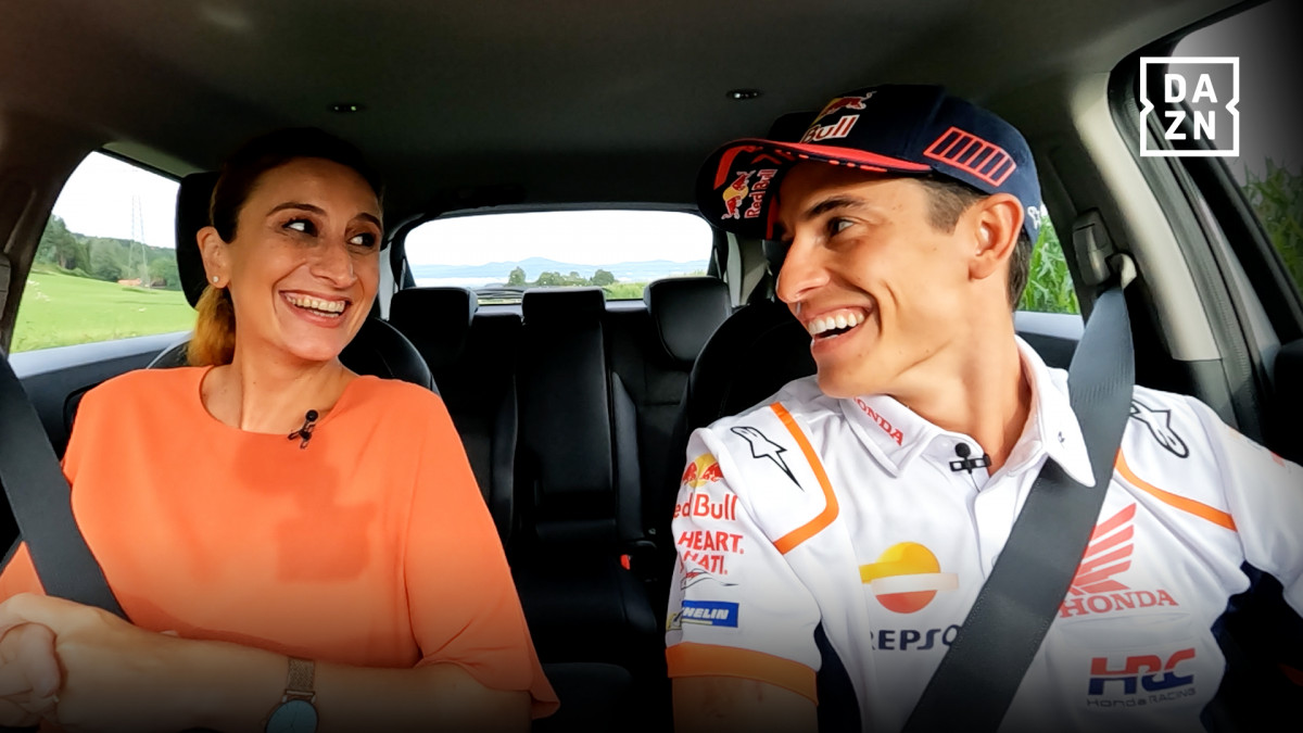 DAZN Carpool con Marc Marquez