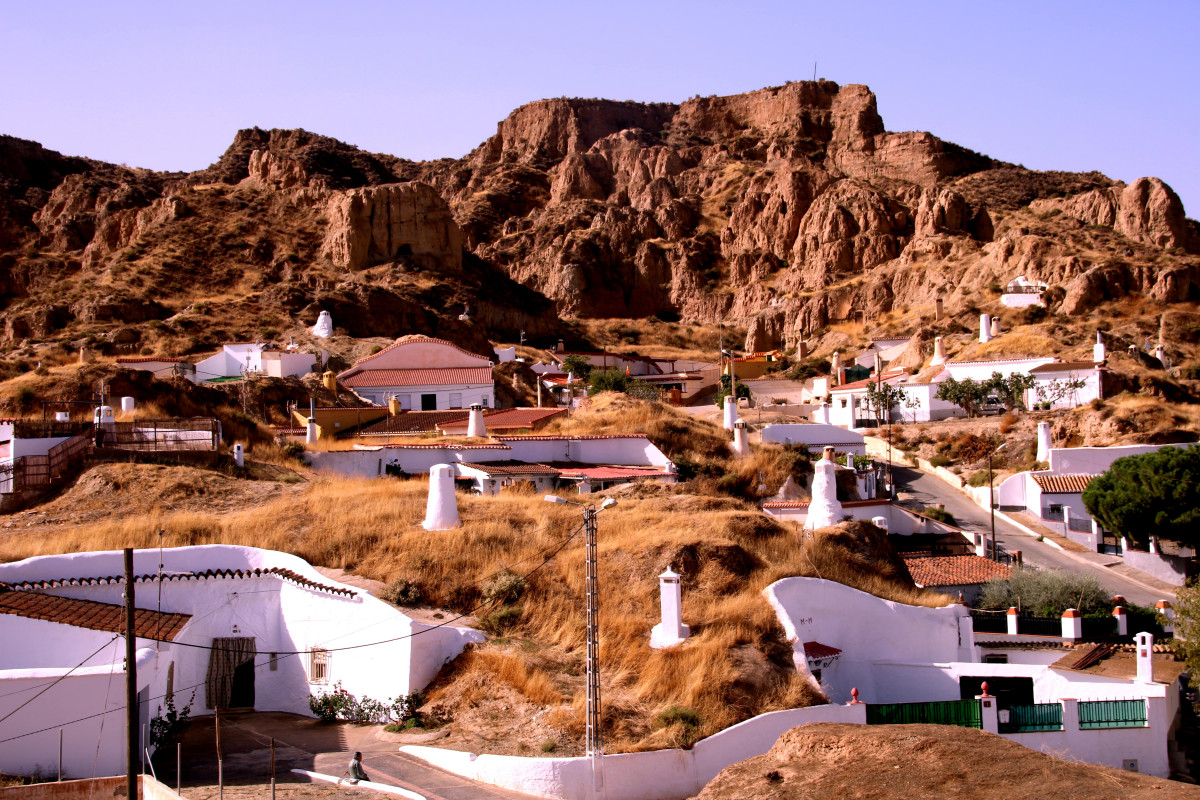 Casas cuevas Guadix 1 min