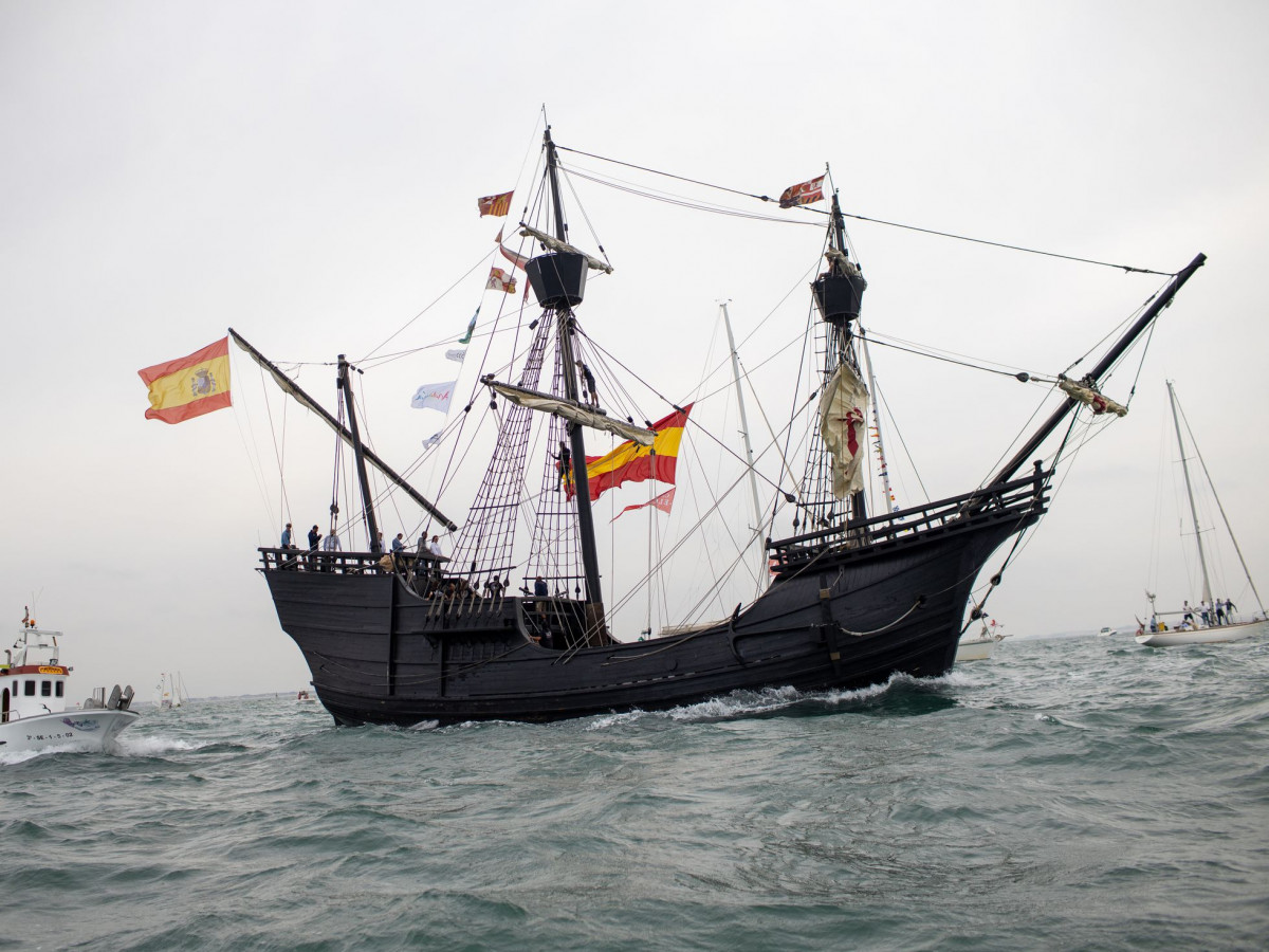 Buque español Juan Sebastian Elcano aniversario 500 años