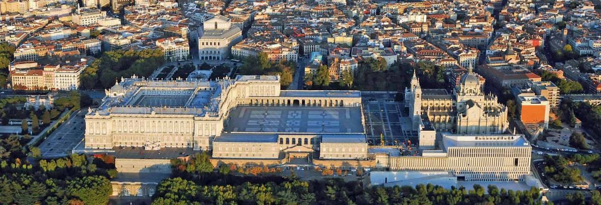 Madrid vistaaerea palacioreal