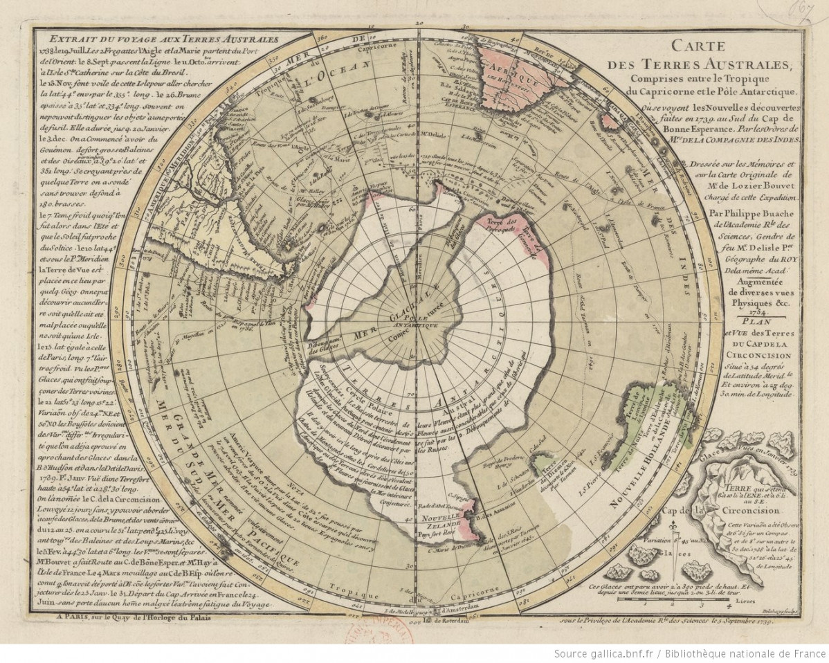 Mapa antiguo Malvinas