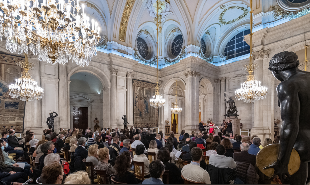 Concierto en el Salón de Columnas del Palacio Real de Madrid