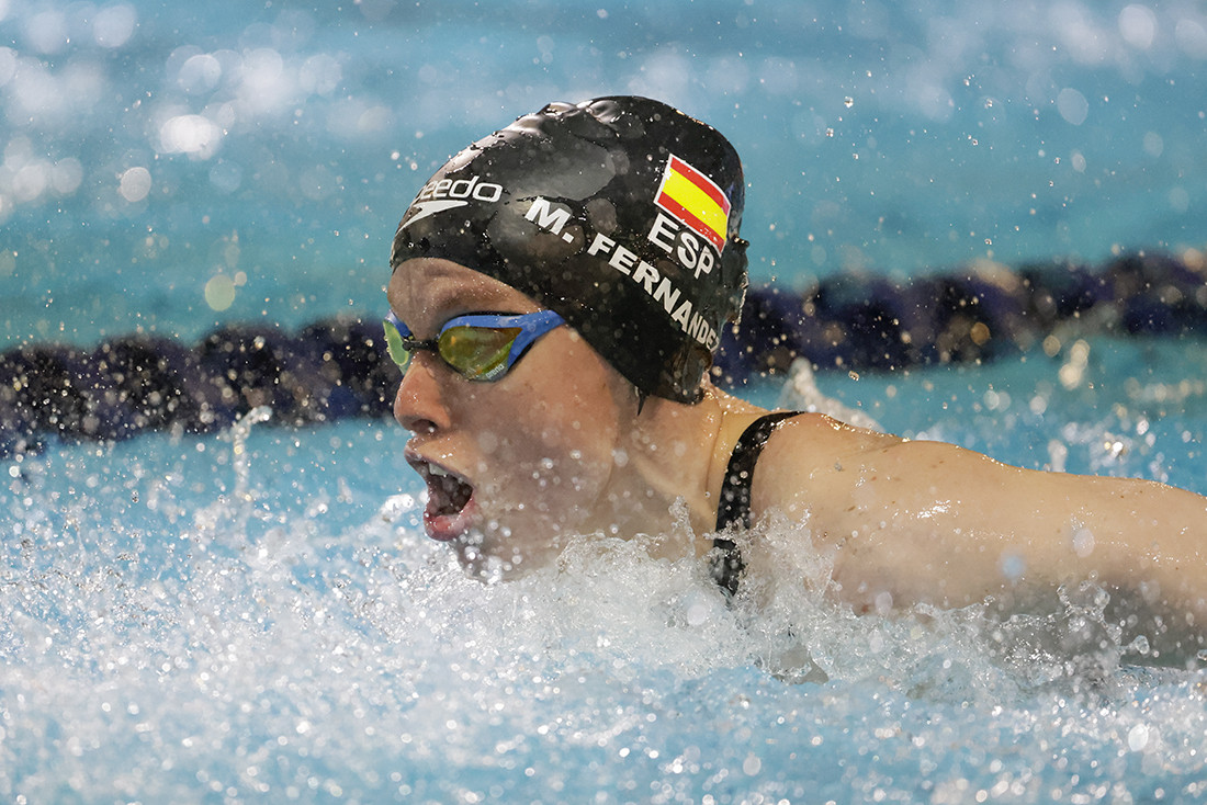 Marta Fernandez, en la final de 50 libres S4