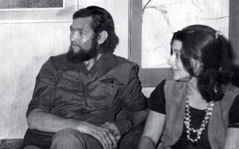 Graciela Maturo con Julio Cortázar en 1973