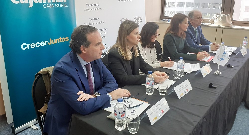 IMAGEN RUEDA DE PRENSA PRESENTACIÓN DEL INFORME LA FRANQUICIA EN ESPAÑA 2023