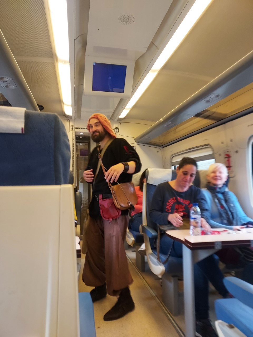 Tren Medieval amenizado.