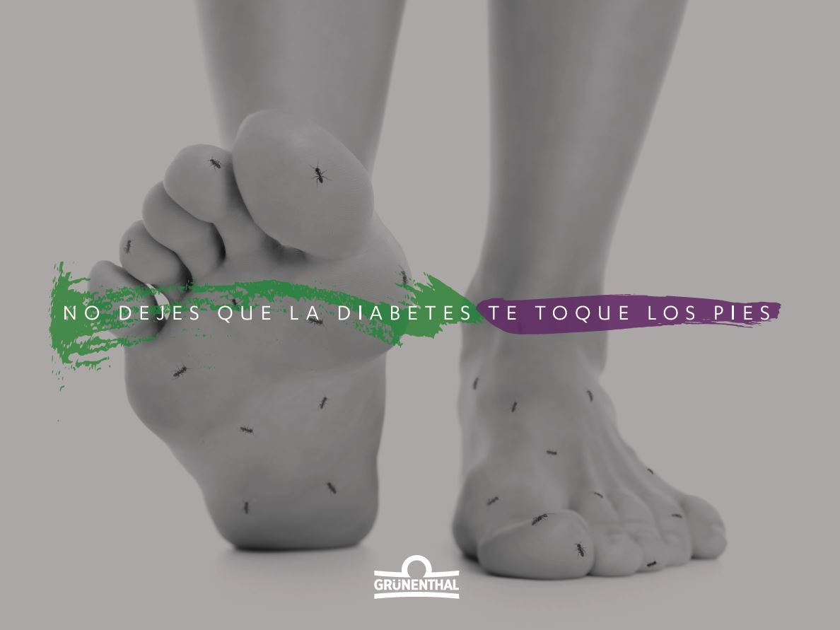 NO DEJES QUE LA DIABETES TE TOQUE LOS PIES