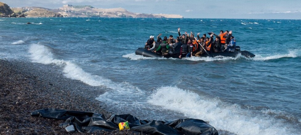 Balsa refug Lesbos Grecia Ashley Gilbertson VII Unicef