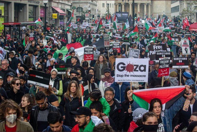 Gaza Londres manif GS WS