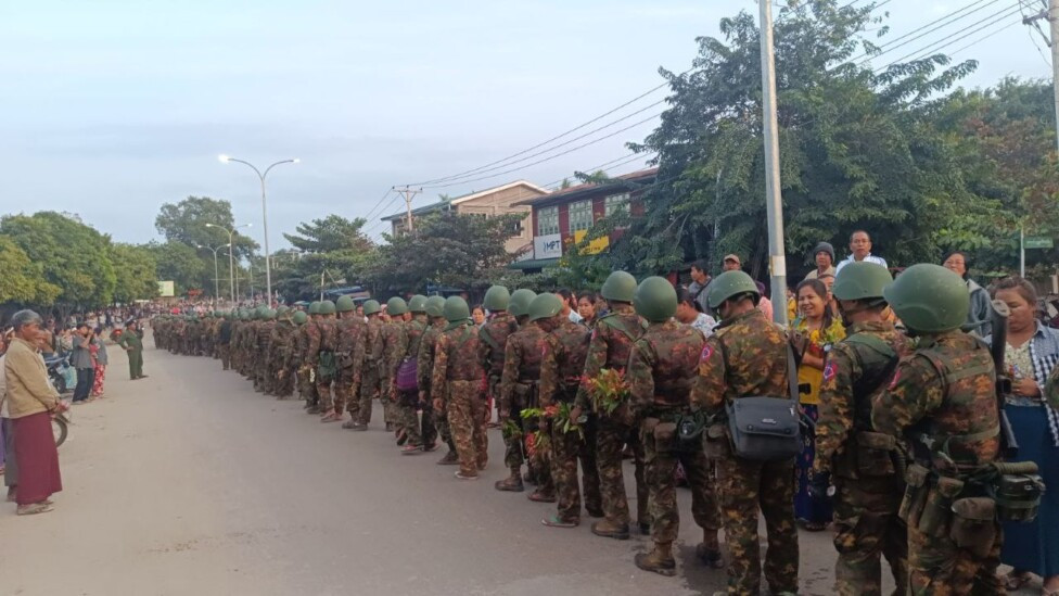 Myanmar tropas Kanbalu CAE