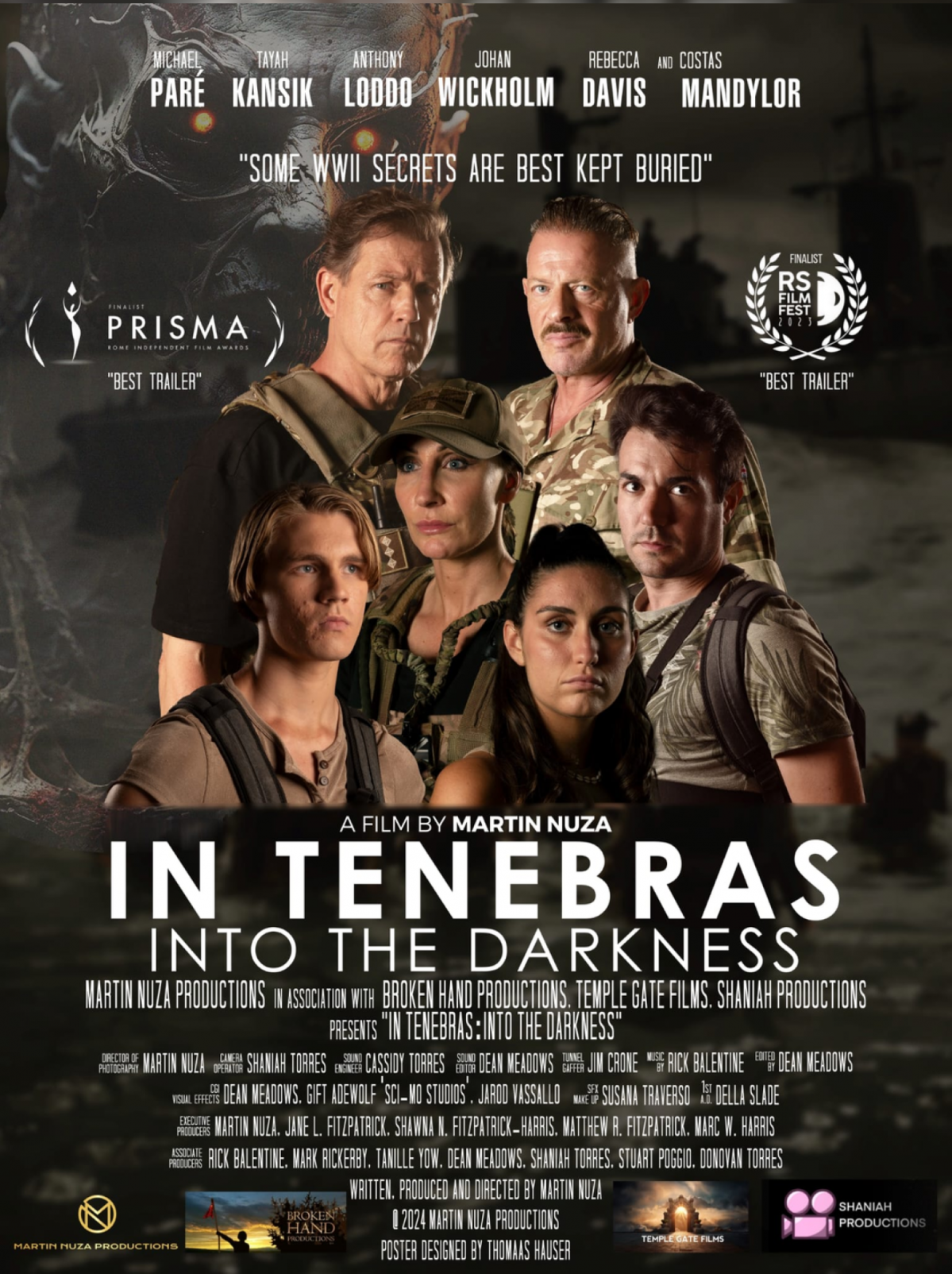 In Tenebras Into The Darkness Poster by Thomas Hauser with bgc 2