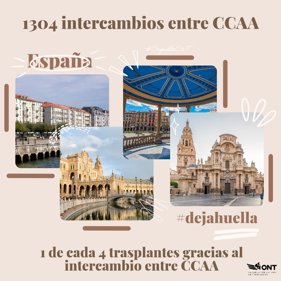 ONT, trasplantes por intercambio entre las comunidades de Espau00f1a