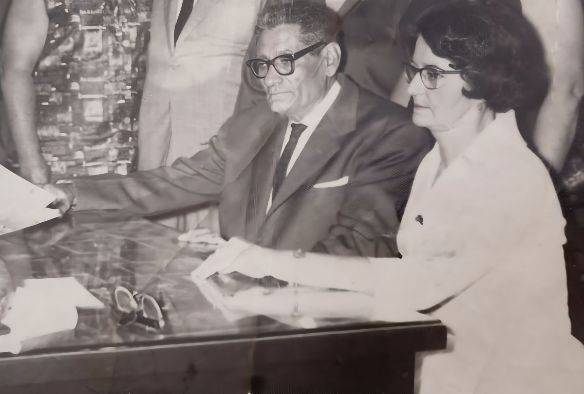 Foto de Boda de los abuelos de Osiris Valdes. Estela Morado y Jose Lopez.