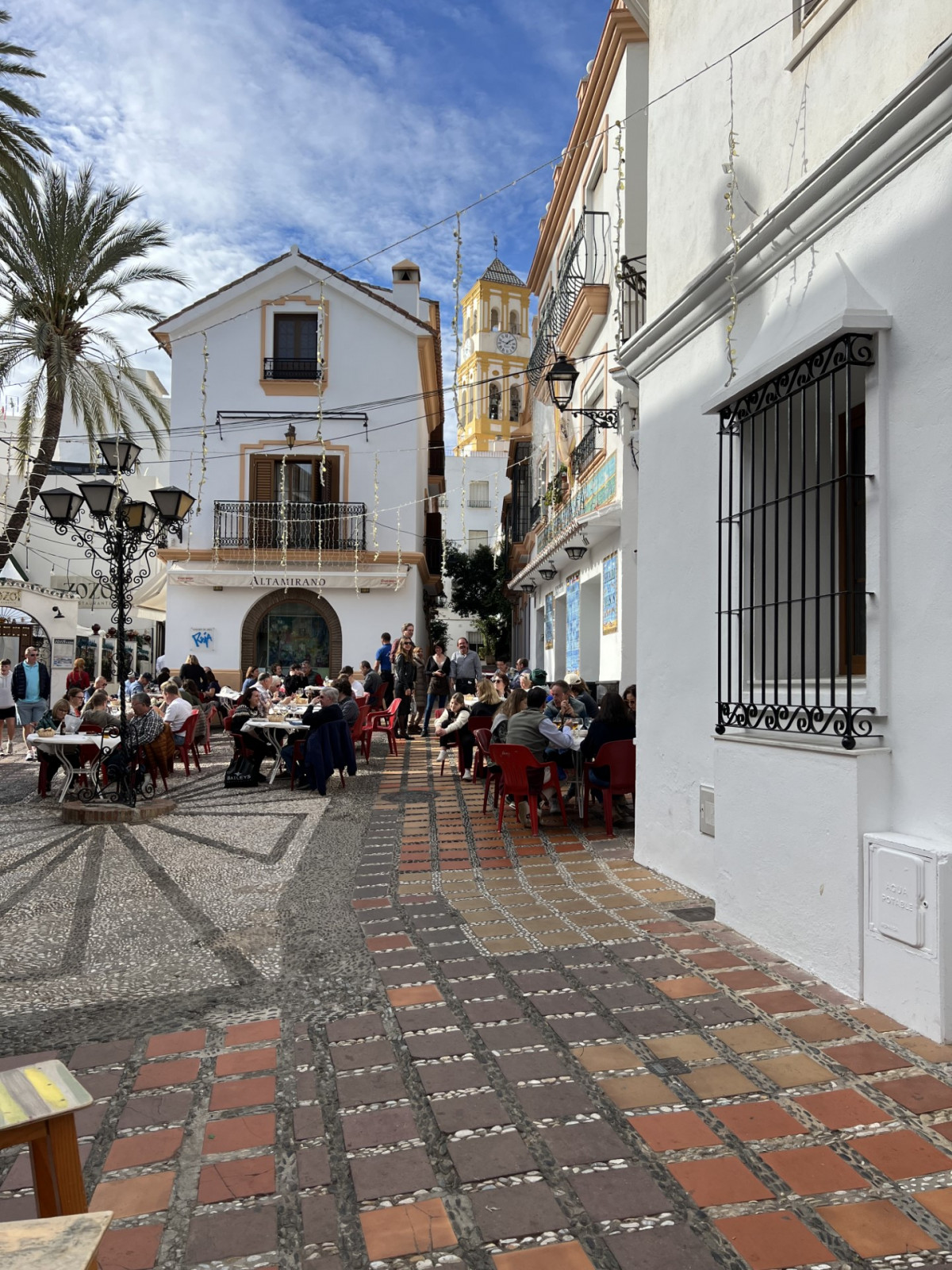 Terraza del bar Altamirano