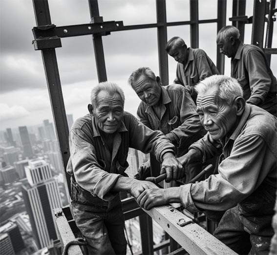 ANCIANOS TRABAJANDO