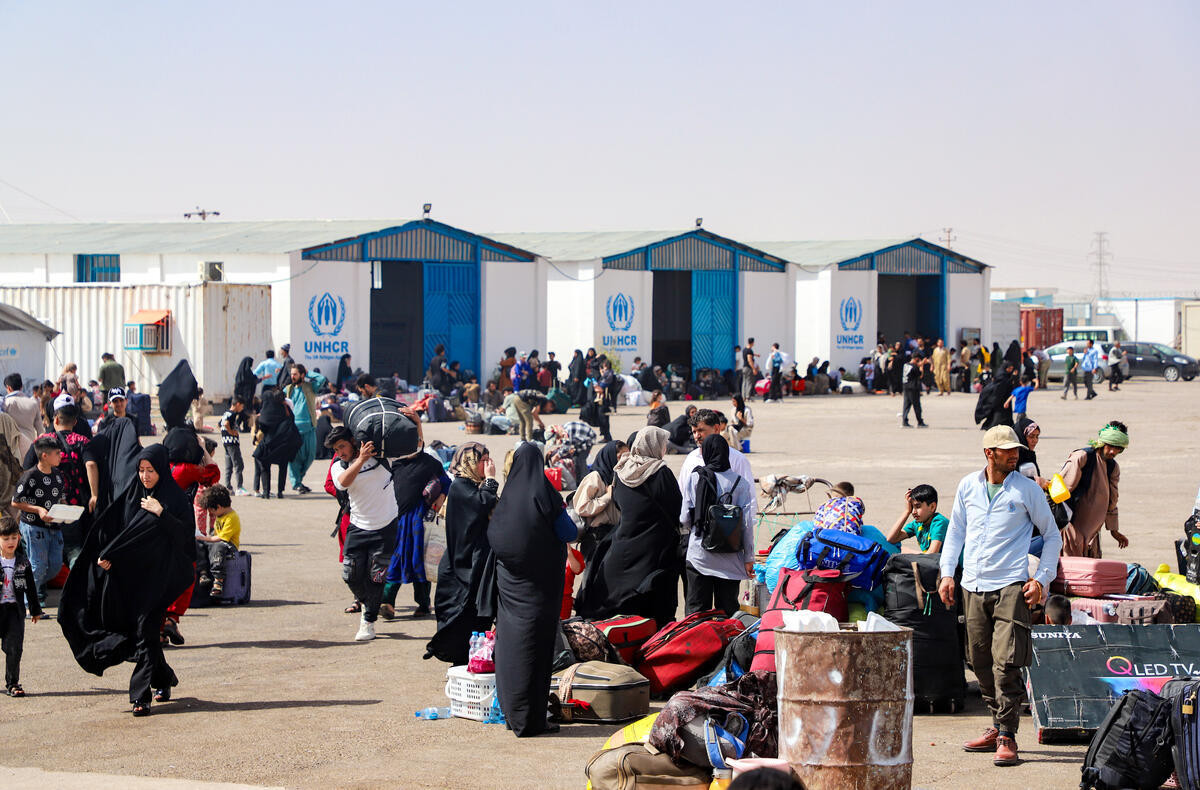 Repatriados afganos de Irán Frontera Islam Qala W005 0455 008