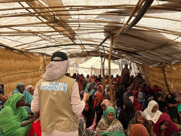 A mujeres en Sudan el hambre las m