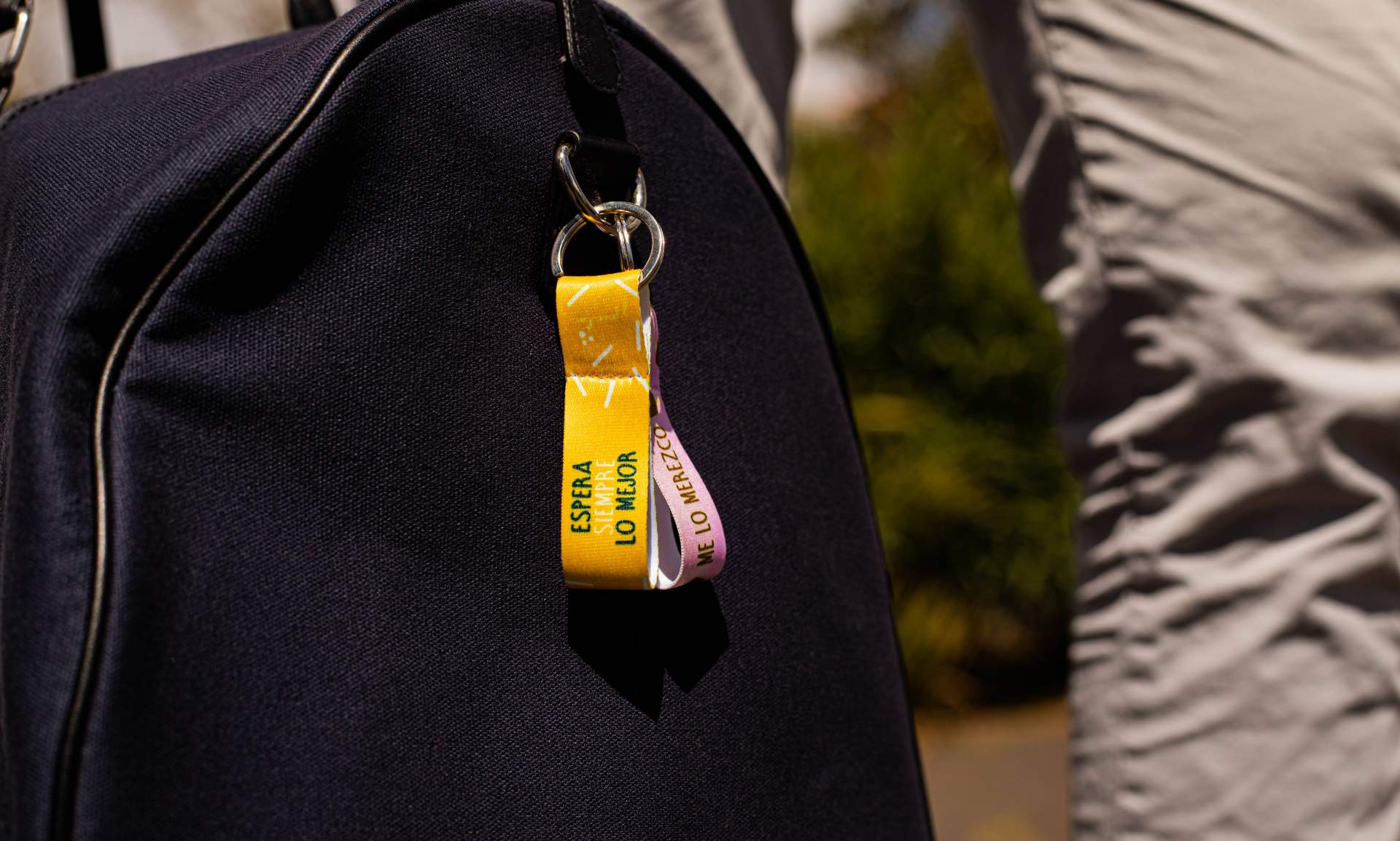 Presume y Punto permite personalizar llaveros de tela