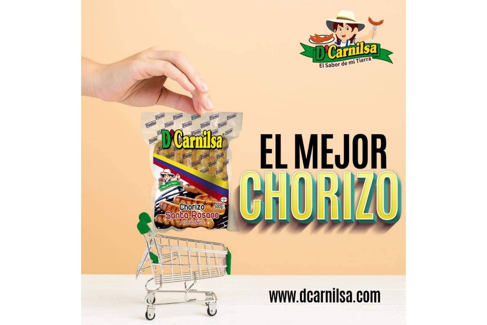 D’Carnilsa ofrece chorizo colombiano Santa Rosano, salchicha ranchera y salchichón cervecero, entre otros muchos