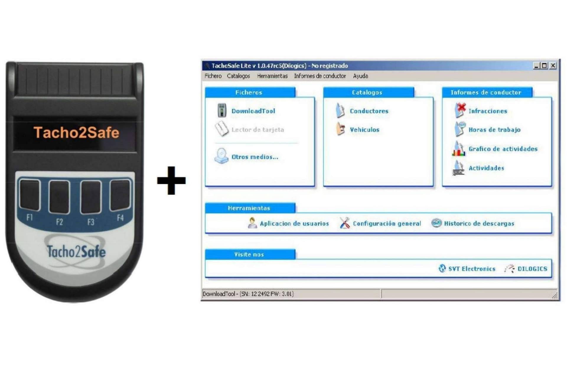 TACHO2SAFE, el aliado de los transportistas que ofrece Dáhuca Soluciones para la descarga de los tacógrafos y tarjetas de conductores