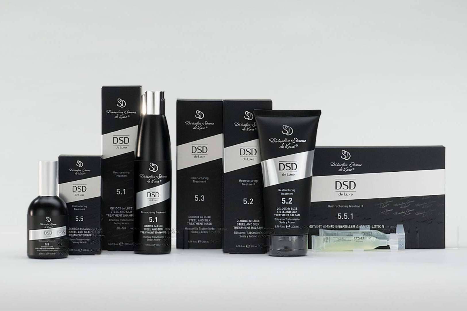 Recuperar la calidad del cabello con la línea 5 reestructurante de DSD de Luxe