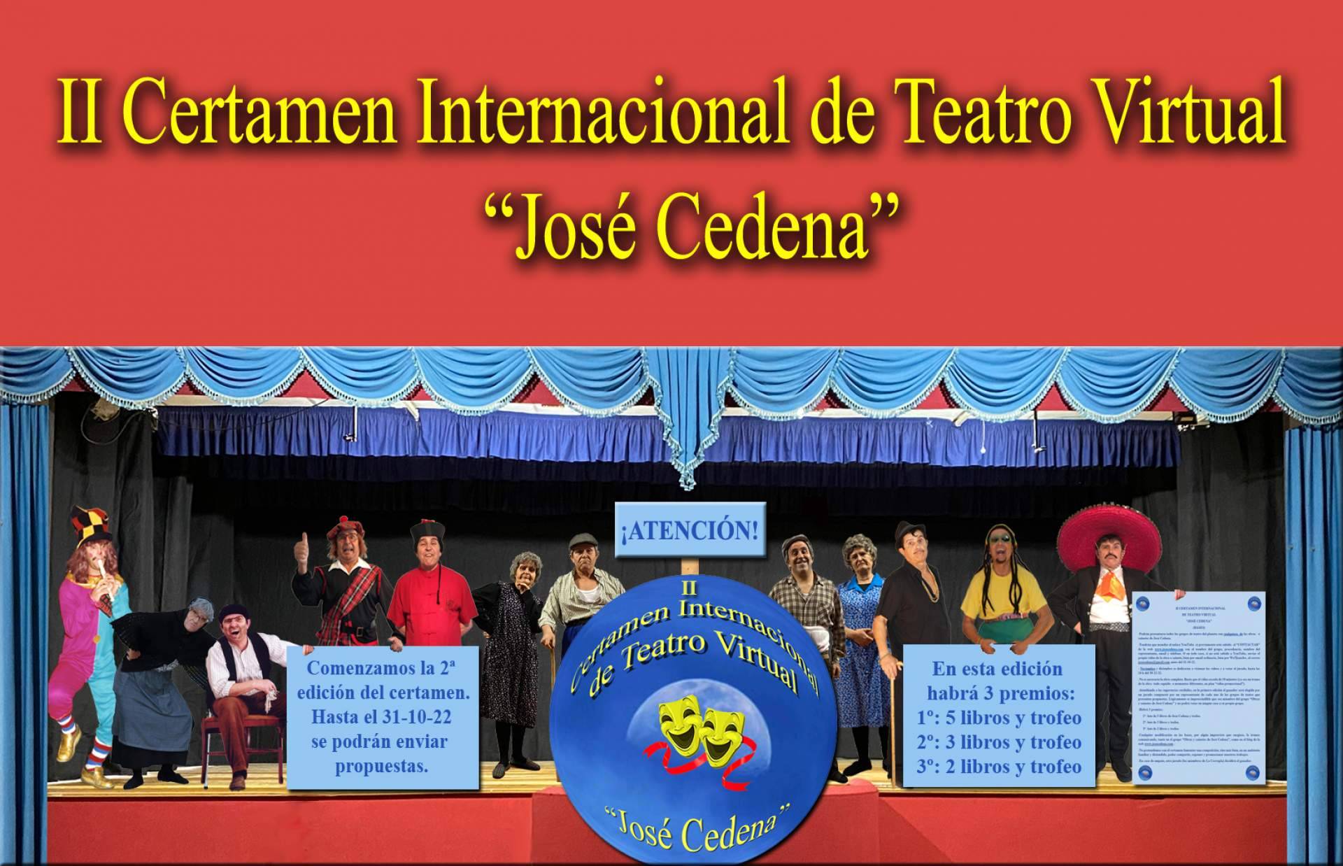 II Certamen Internacional de Teatro Virtual José Cedena