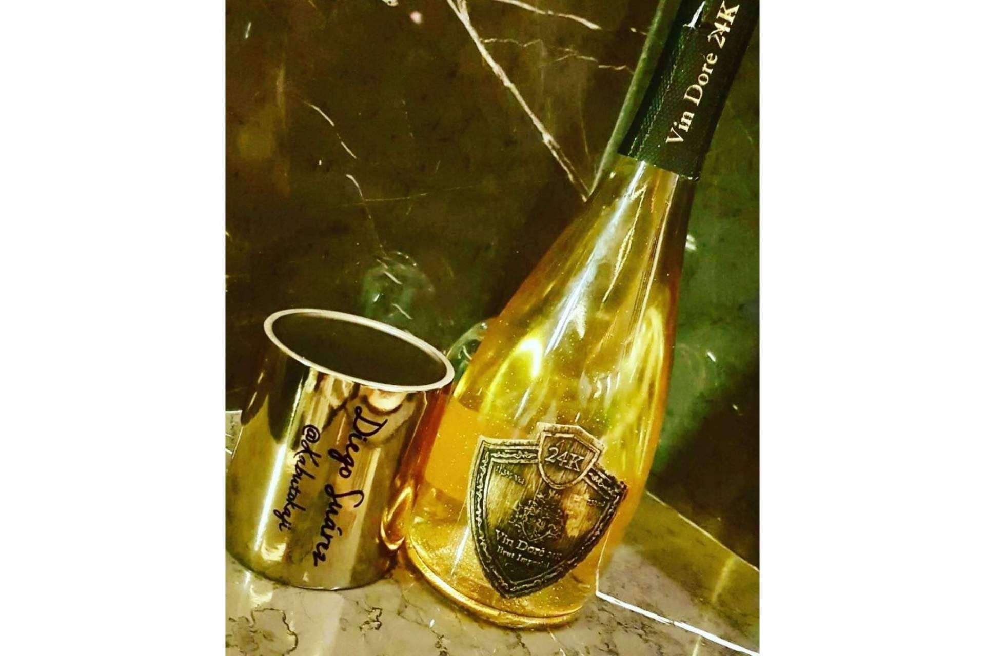 El vino con oro de Vin Doré 24K, lujo y beneficios para la salud