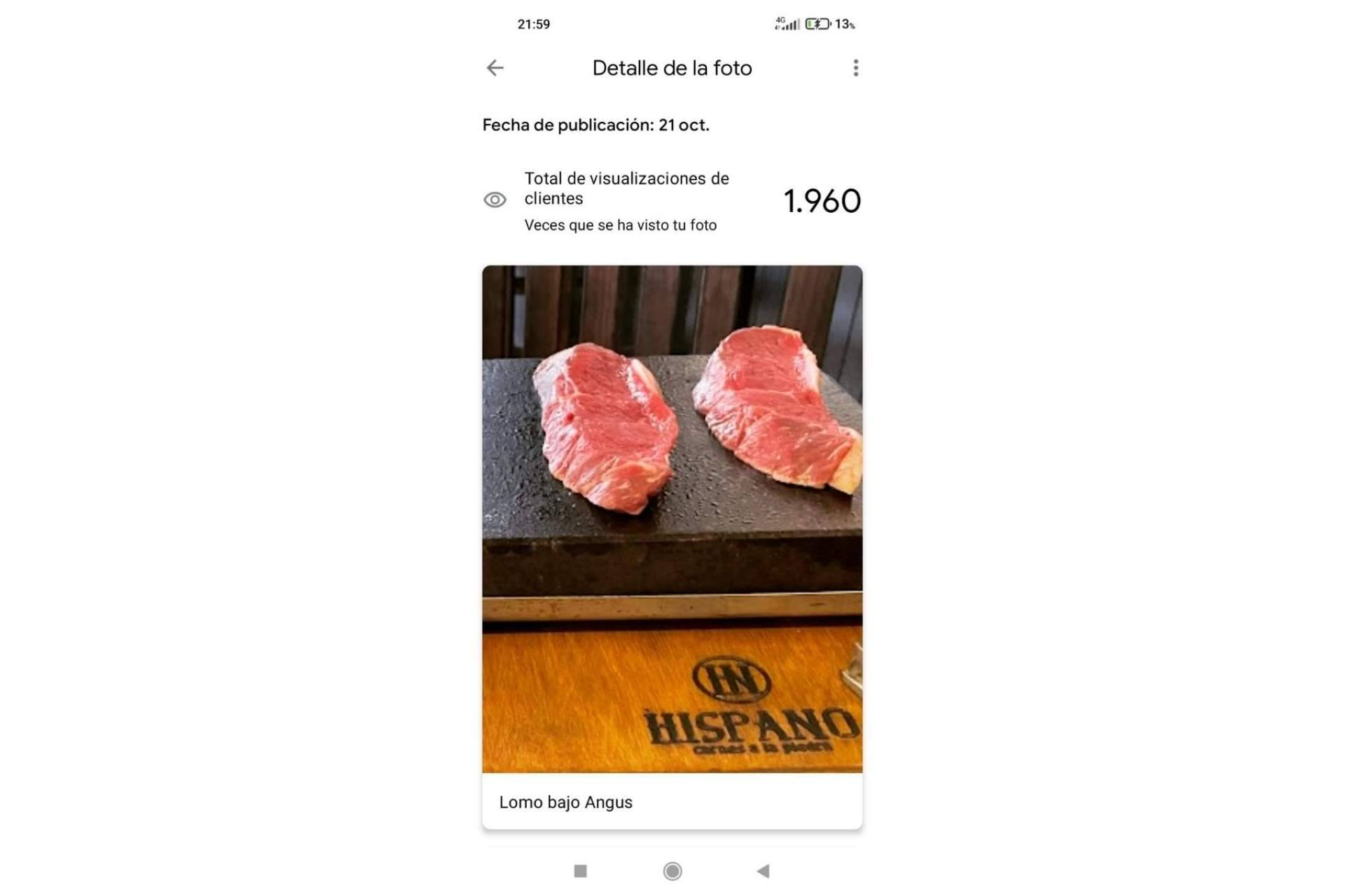Asador Uruguayo Hispano es un restaurante valorado en Google con un 4.9