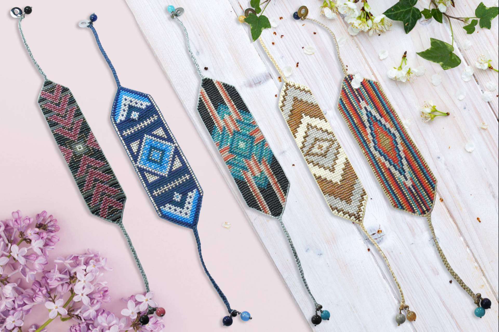 Colección unisex de pulseras con piedras energéticas de Dkary