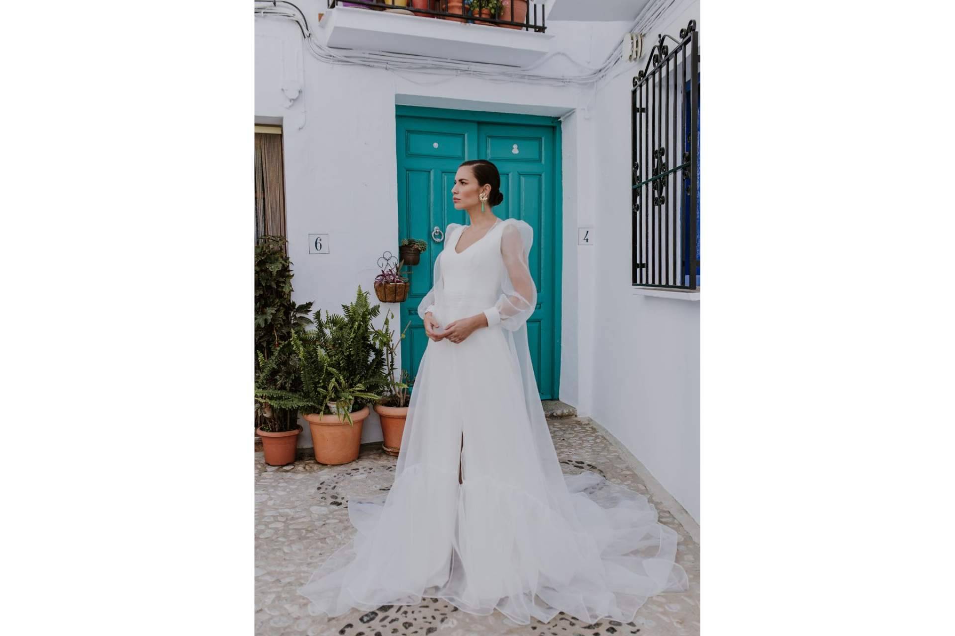 vestidos de novia 2 en 1 de Silvia Fernández