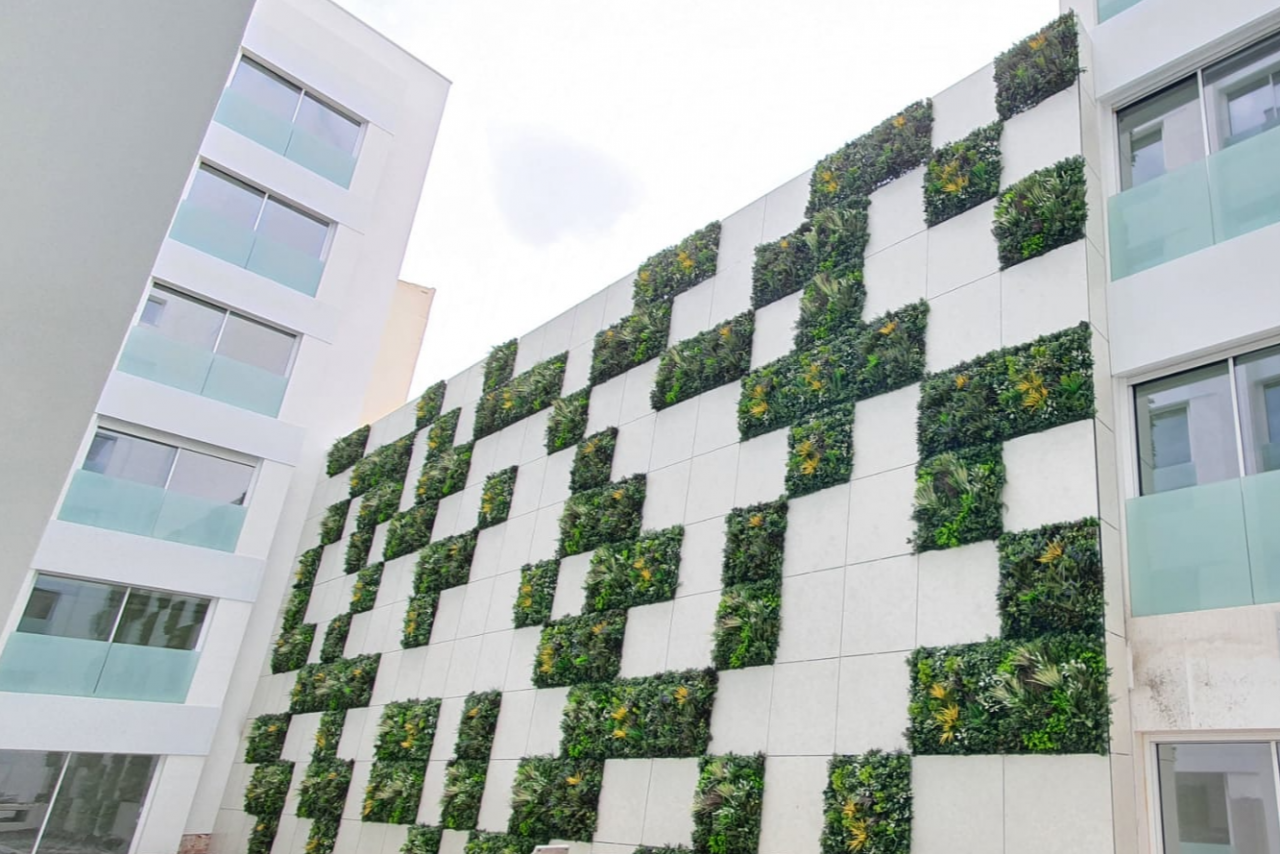 Jardín vertical artificial: los expertos de Unicesped lo definen como la tendencia de esta década