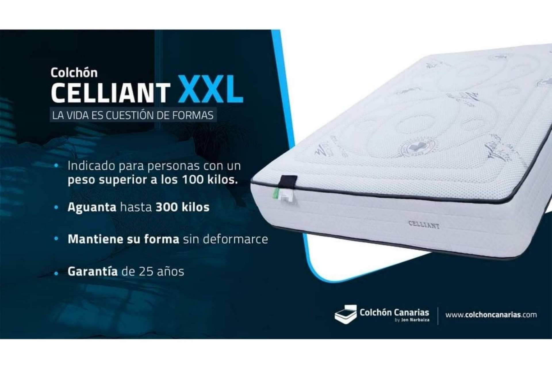 Colchón Canarias: Celliant XXL, el colchón que resiste a la deformación y que dura en perfectas condiciones más tiempo