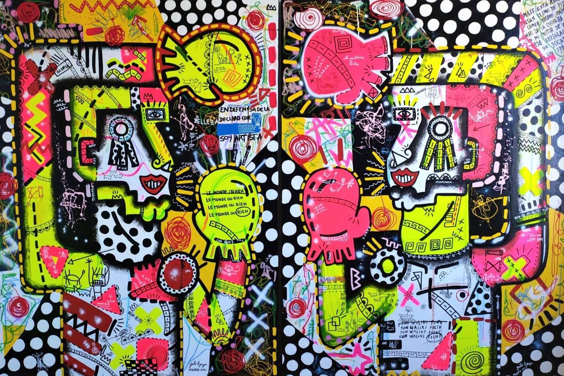 ¿Qué se puede encontrar en la galería de arte Capital Culture House? Guto Ajayu