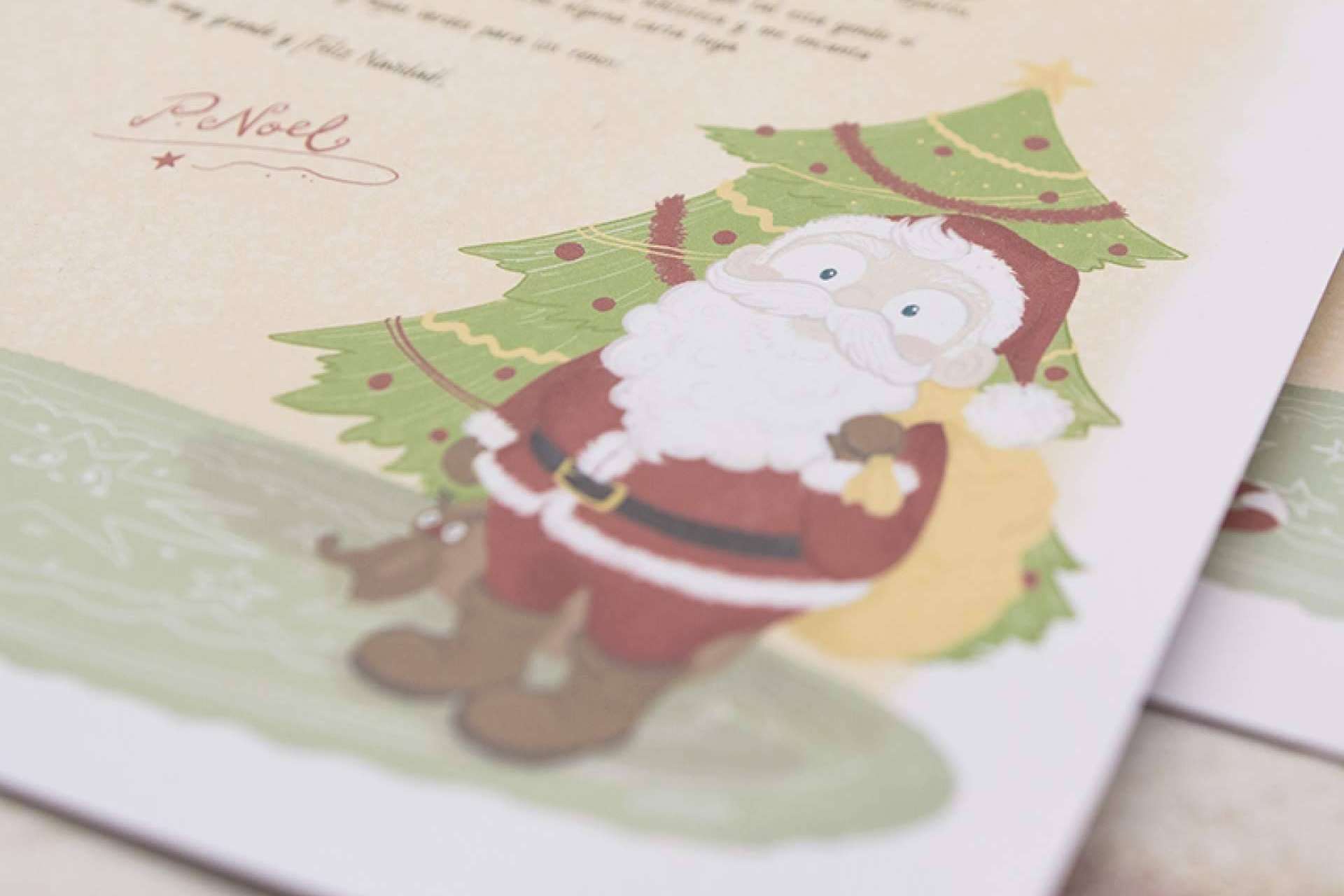 La carta de Papá Noel en Carta Personalizada