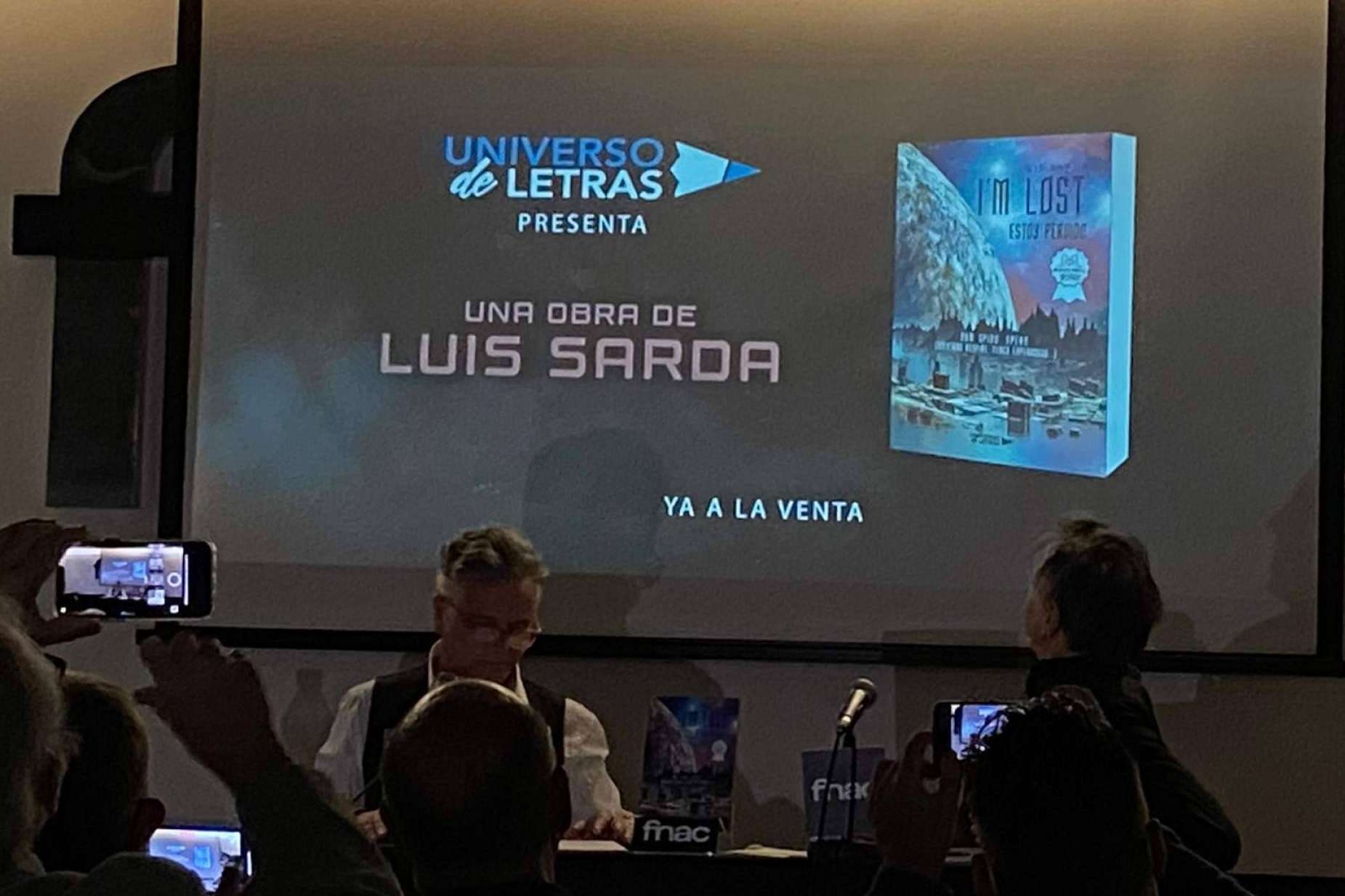 La presentación del libro I’M LOST de Luis Sarda, la primera parte de una trilogía de ficción