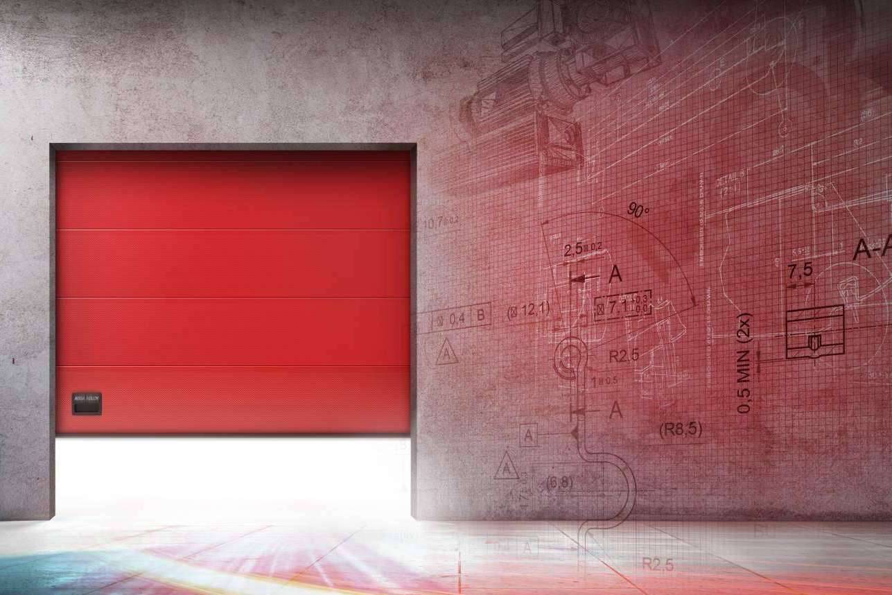 ¿Qué es una puerta seccional? ASSA ABLOY