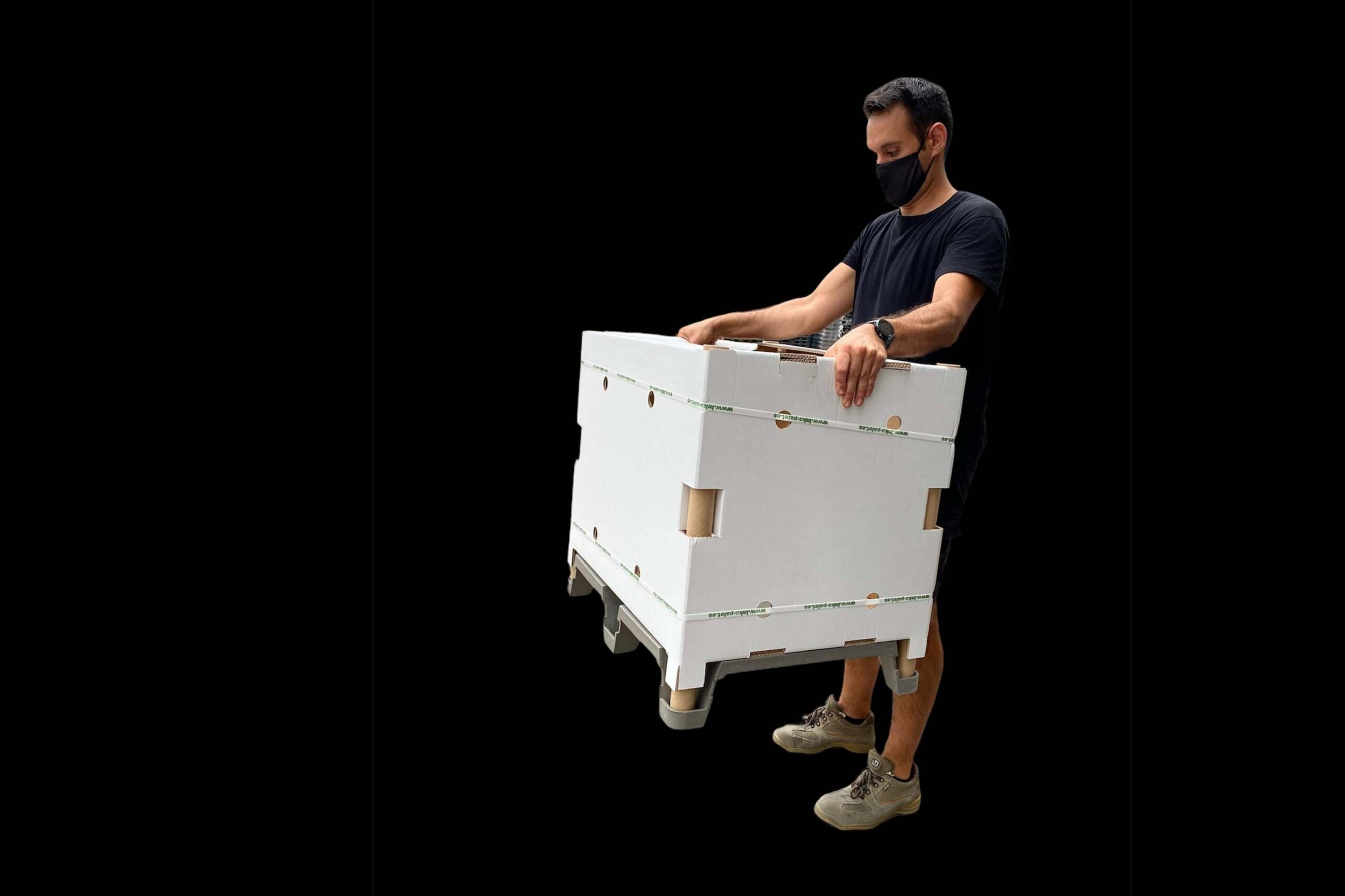 Exponer o trasladar mercancía con máxima eficiencia con el Box Palet 600×800 mm de Inka Palet