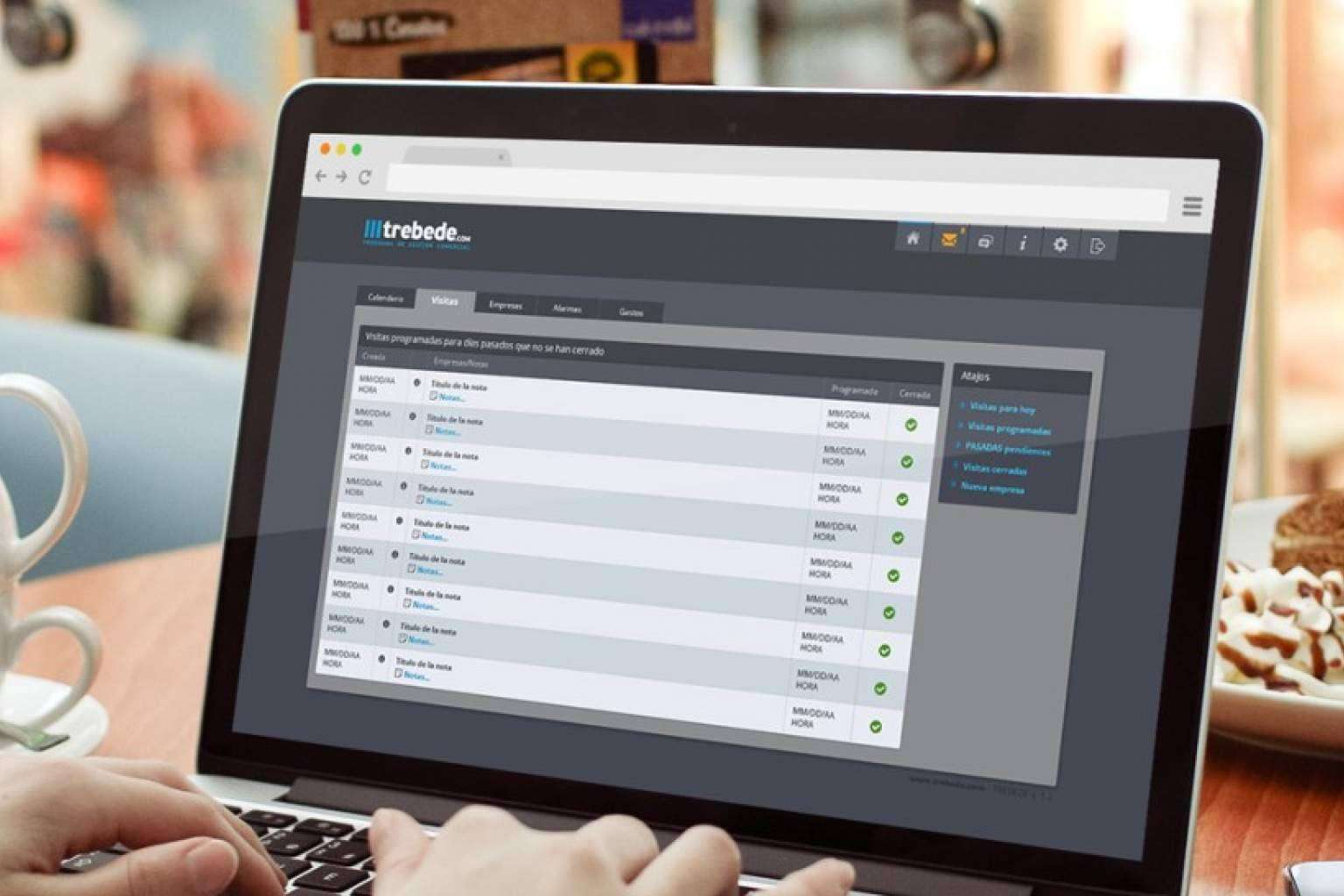 Trebede facilita la gestión del equipo comercial y el seguimiento de los clientes
