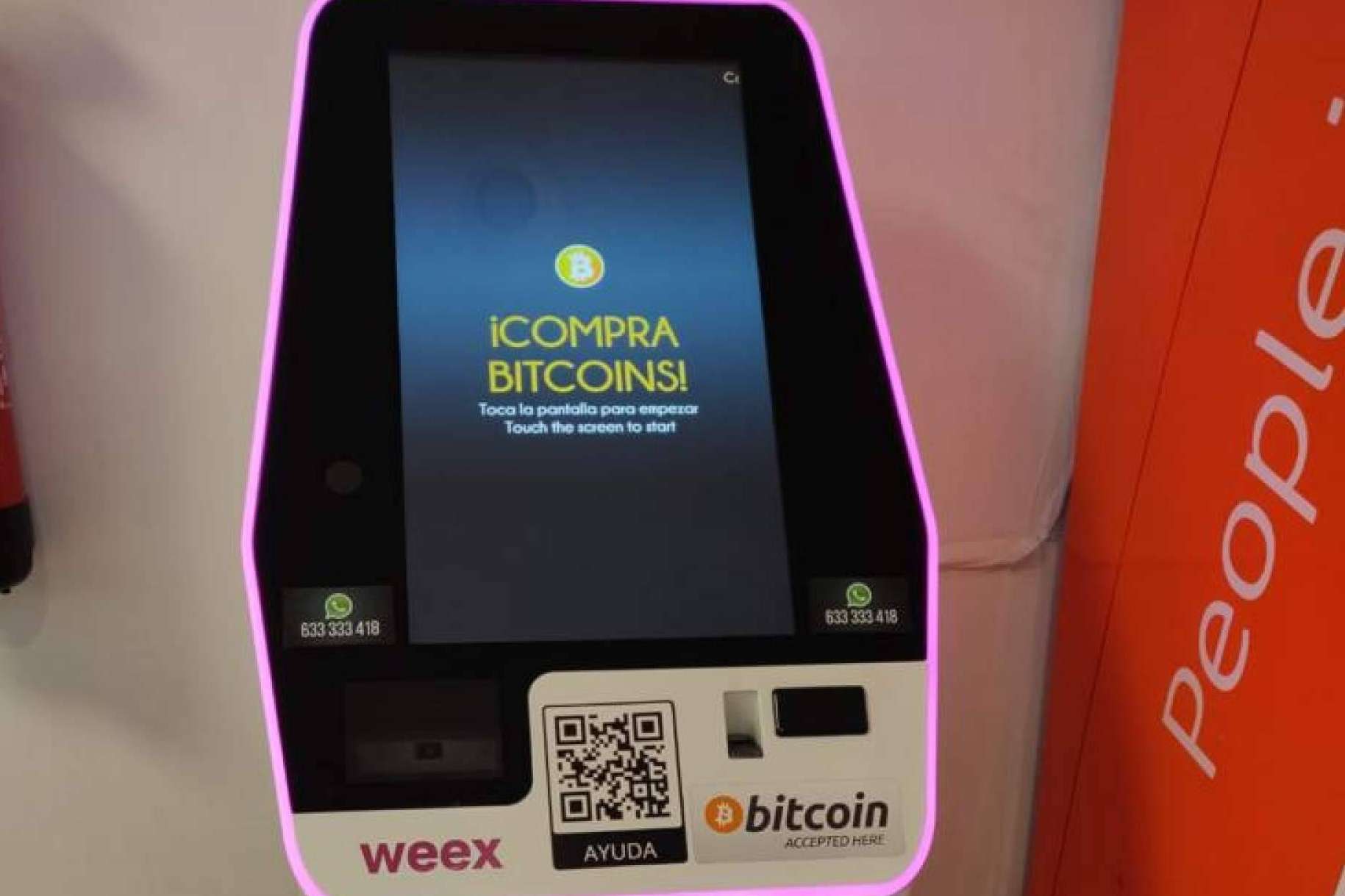 Weex firma con Carrefour para instalar cajeros de Bitcoin en España