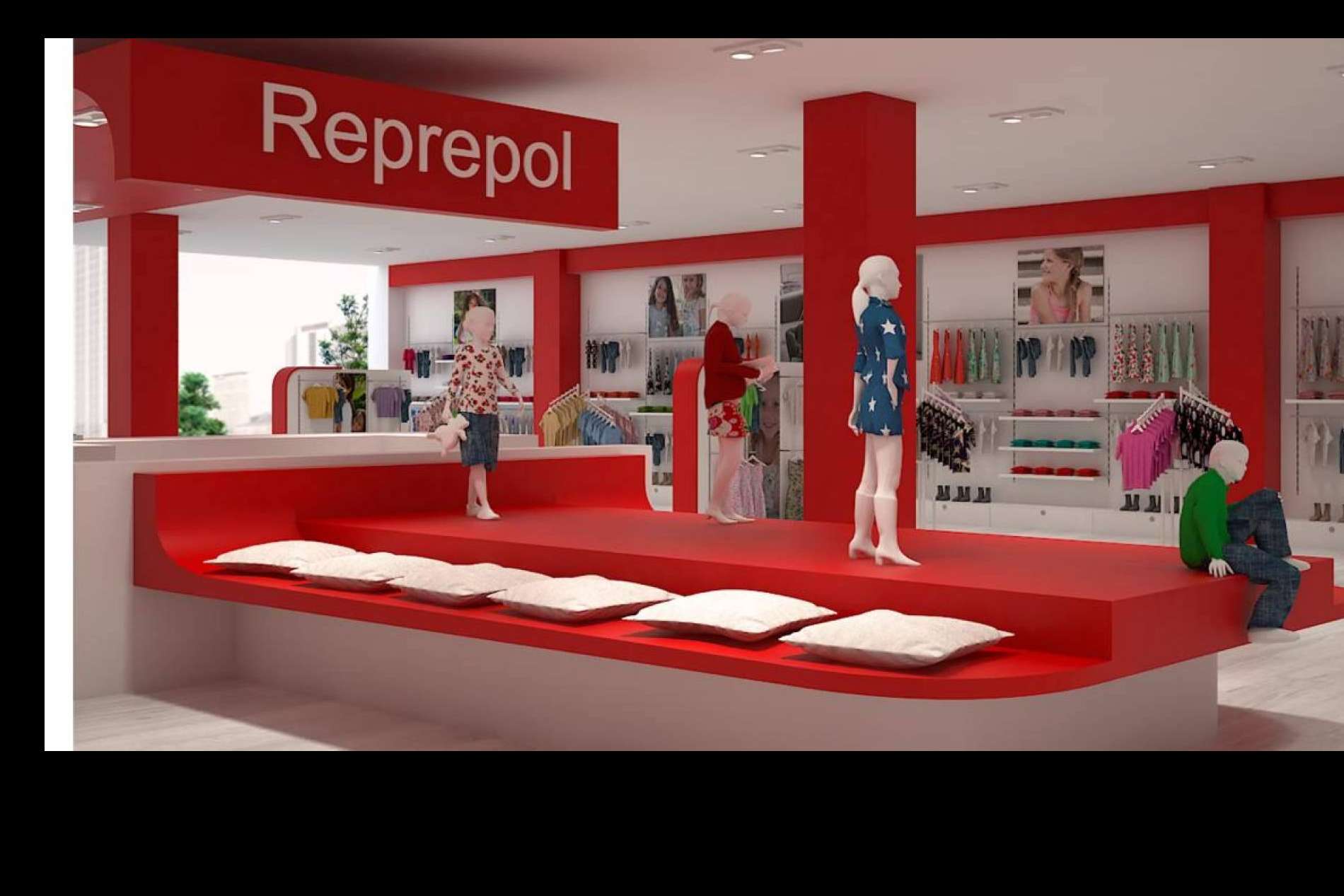 Grupo Reprepol muestra sus magníficas condiciones para montar una de sus tiendas de ropa infantil