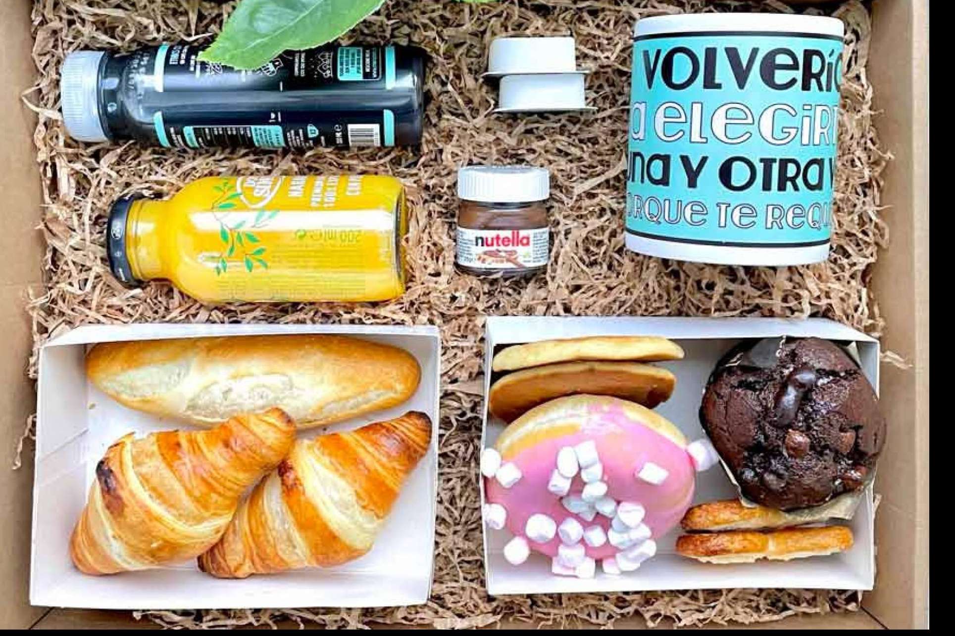 Kit de desayuno romántico a domicilio de la mano de Las Flores No Se Comen