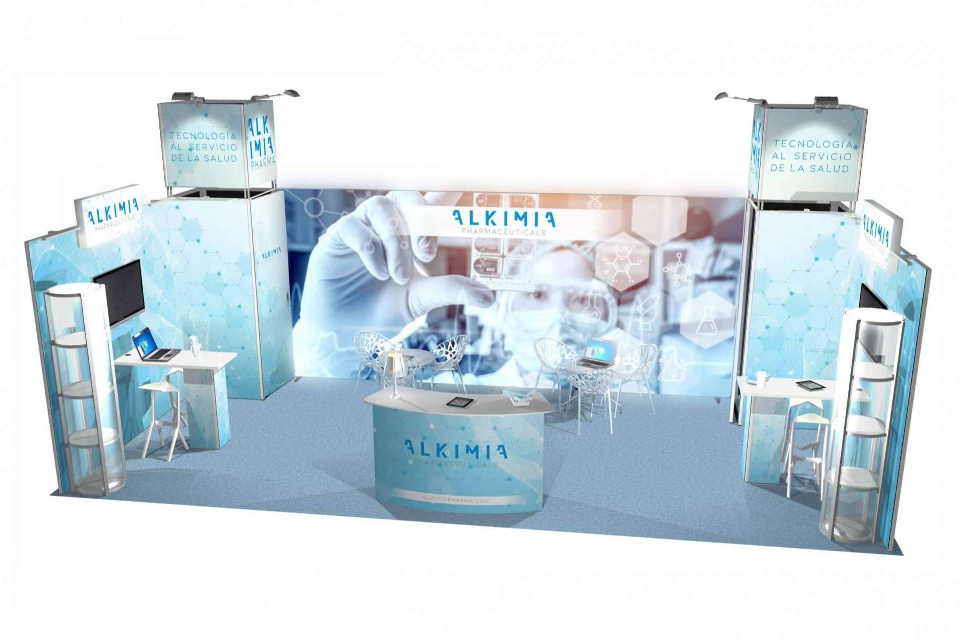 Ahorrar entre el 60 % y el 90 % en próximas ferias gracias al modelo de stand reutilizable que propone la empresa Olika Stands