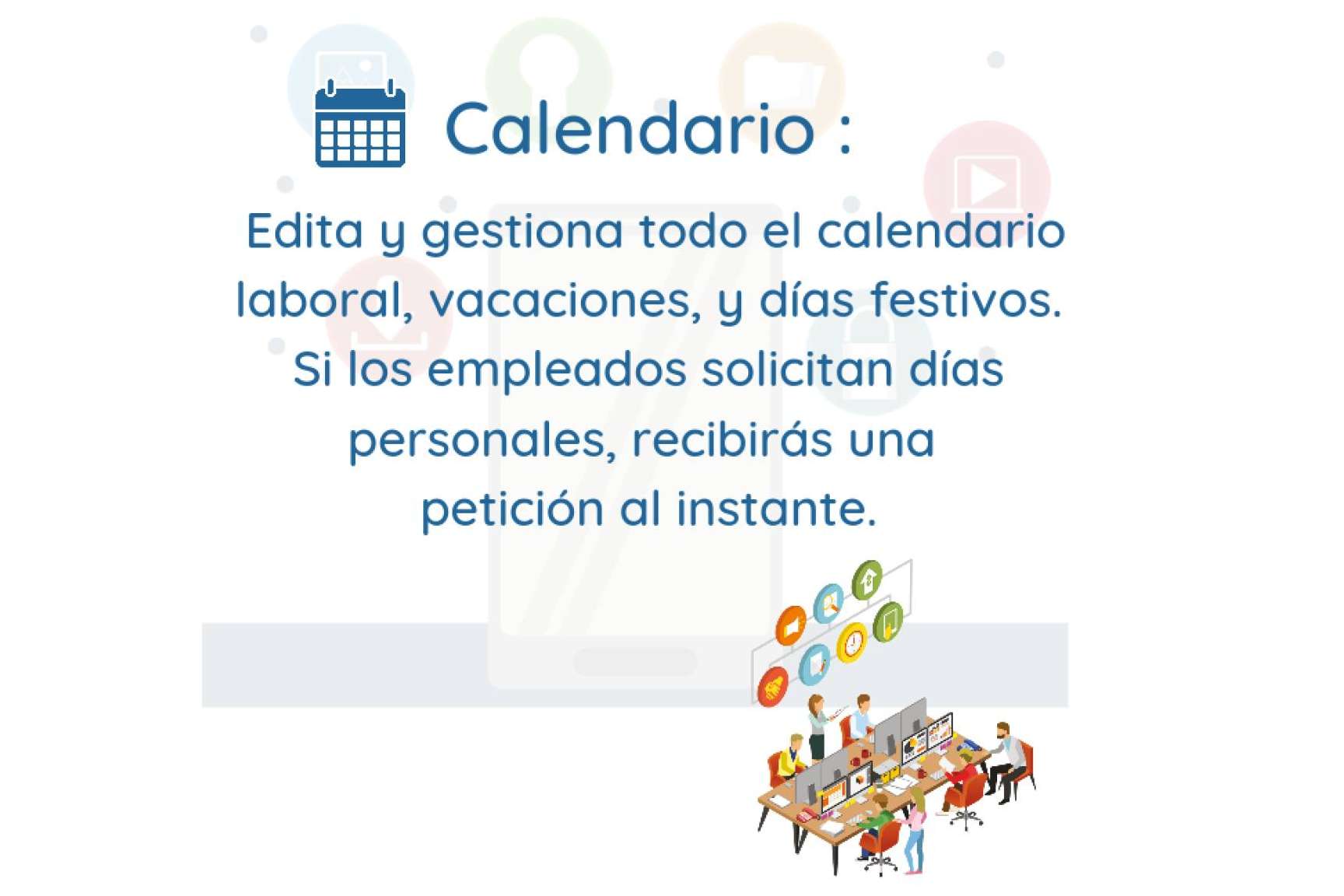 Control del calendario laboral de los trabajadores a través de Wise App, el software de Wise Lynx