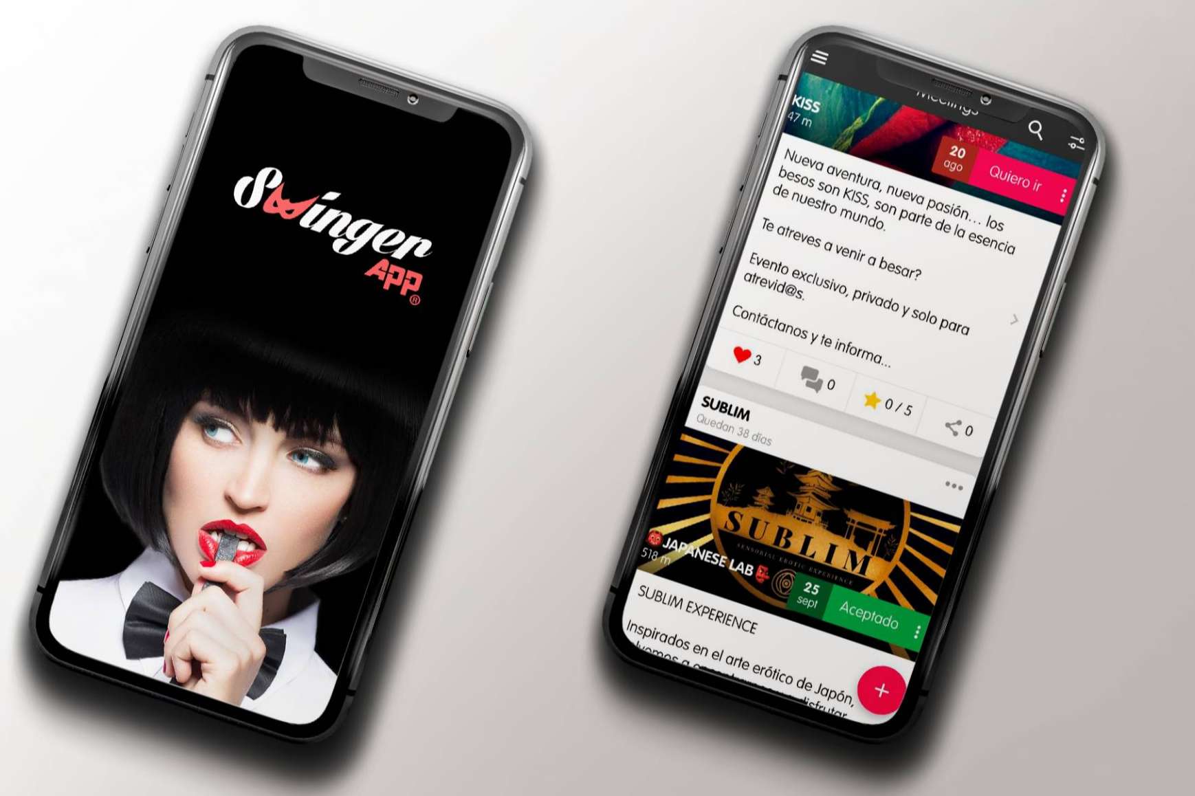 SwingerApp, también llamada SWApp, apuesta por las diferencias en el amor y en el encuentro entre parejas y/o personas