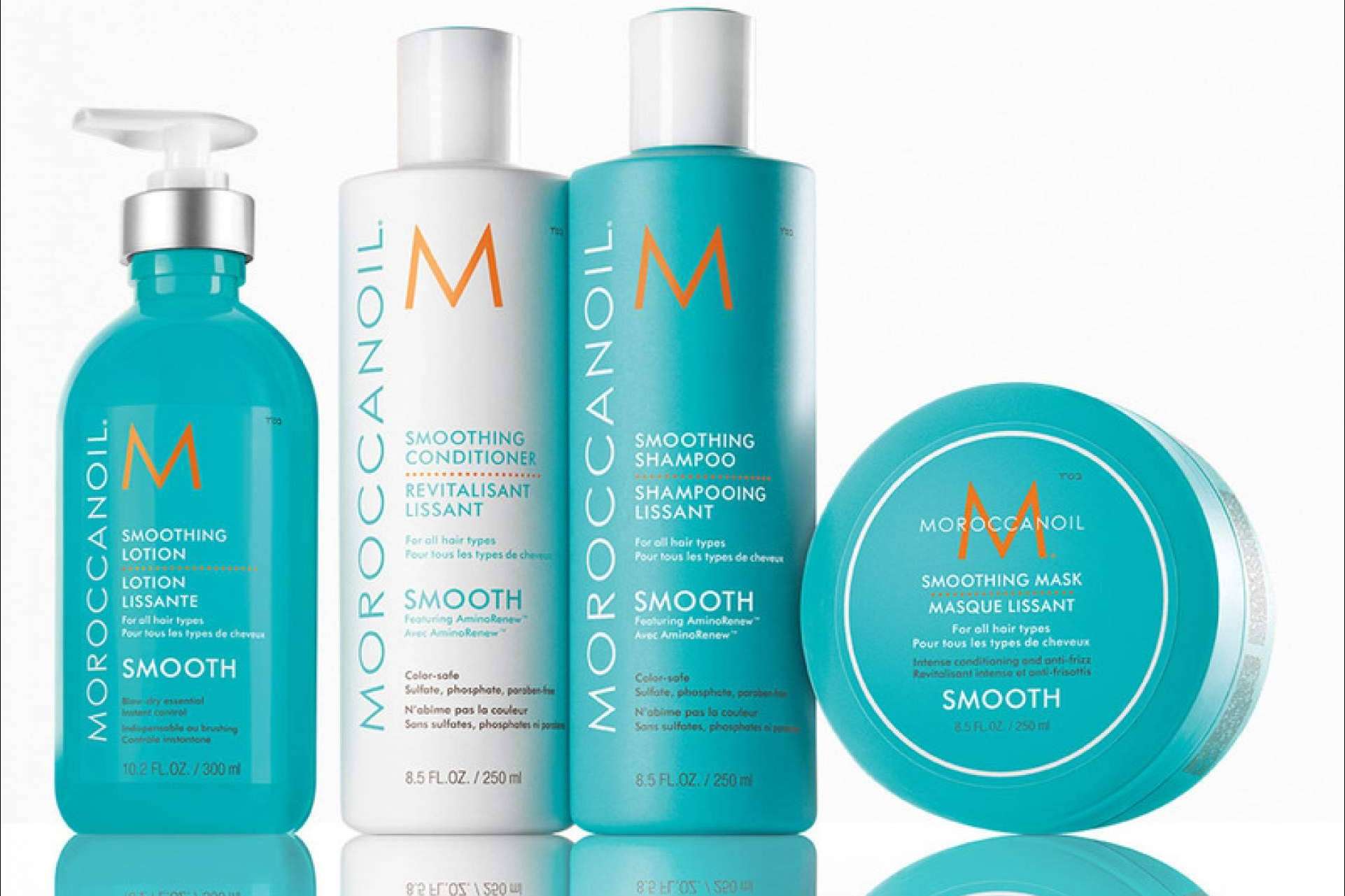 Controlar el encrespado fácilmente con la línea Moroccanoil Smooth de Llarcó