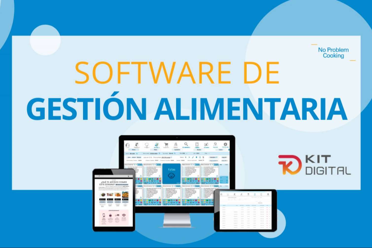 Conseguir un software de gestión alimentaria gratis con el Kit Digital