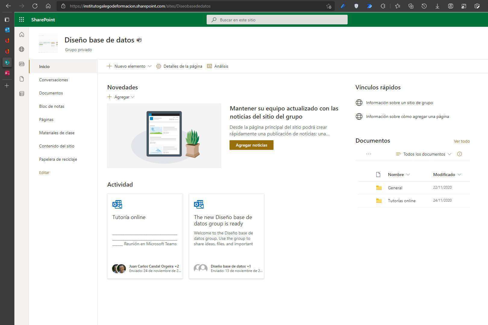 Un completo curso profesional bonificado de Microsoft 365 con el Instituto Galego de Formación