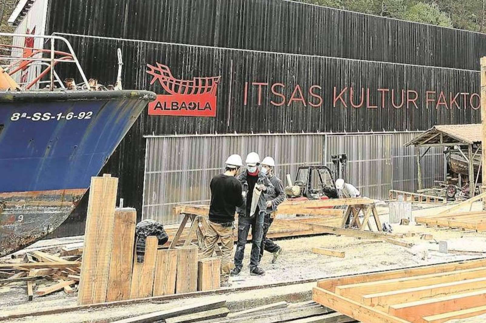 Salidas especiales a la factoría Albaola de la mano de la empresa Ciudad San Sebastián